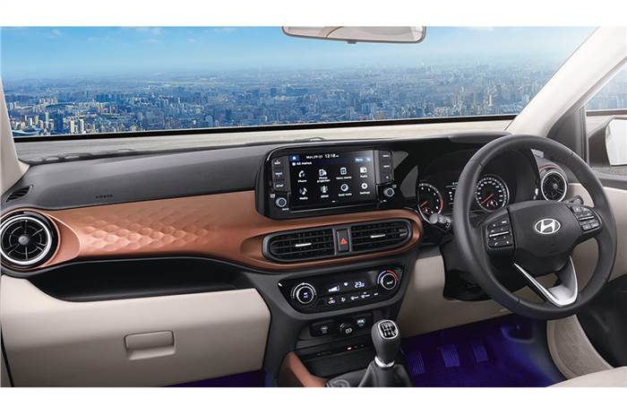 2023 Hyundai Aura facelift interior 